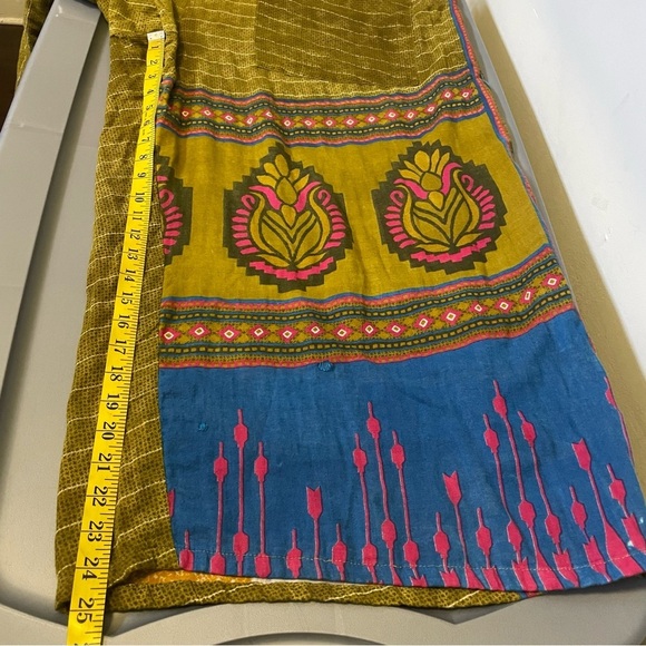 Kantha Bae Women’s Reversible Hooded Jumpsuit Hippie Bohemian Artsy Free Size - Picture 8 of 10